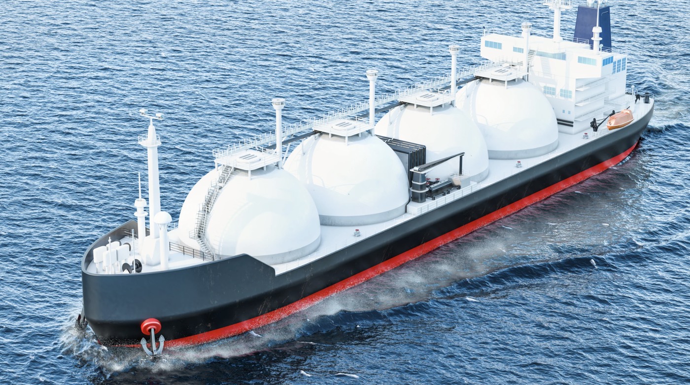 LNG carrier at sea