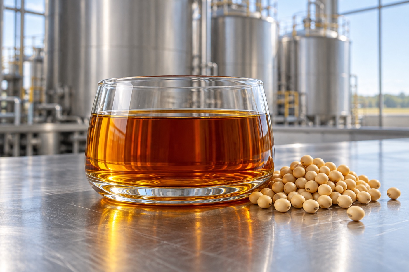 Crude Degummed Soybean Oil